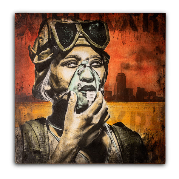 "Black Trees Paint Red Skies" - Original