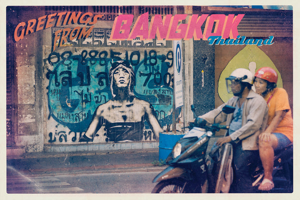 "When the world was big" Postcard/Print set