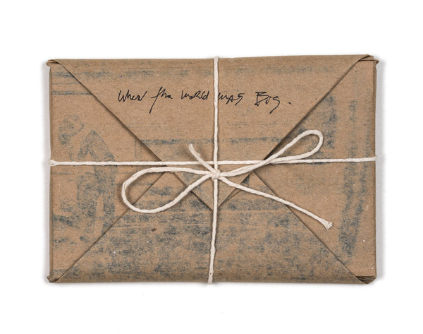 "When the world was big" Postcard/Print set