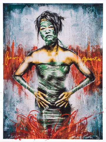 "2037" Hand Painted #4