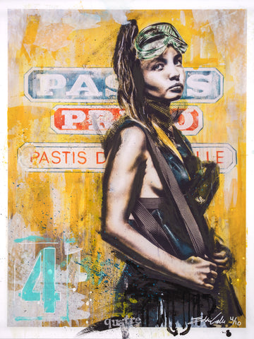 Prado - Hand Embellished Print #4
