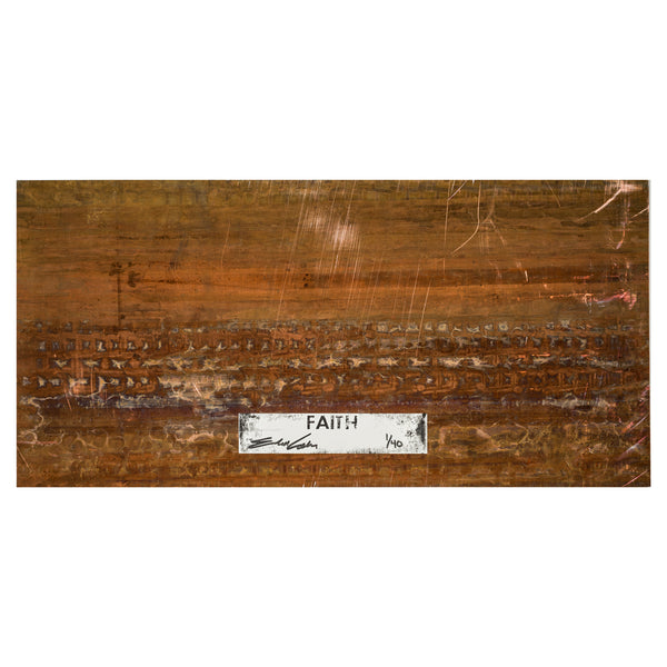 Faith - Acid etched copper print