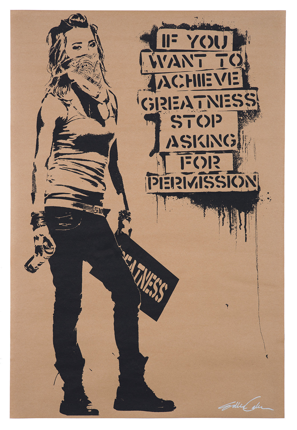 Ambition 24X36 inch poster