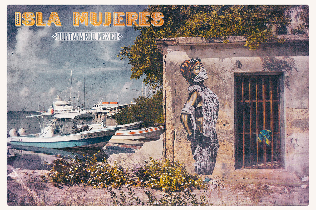 "When the world was big"  Postcard/Print set