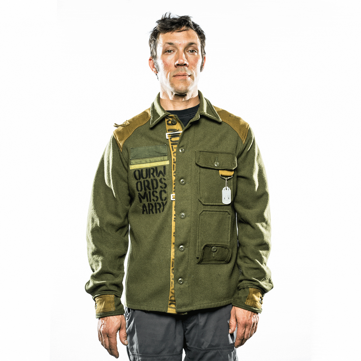 "Manteau de Rasoir" Wool Shirt - Eddie Colla x Rachel Riot Collab