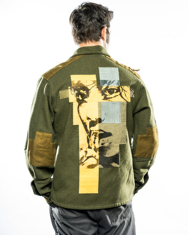 "Manteau de Rasoir" Wool Shirt - Eddie Colla x Rachel Riot Collab