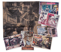 "When the world was big"  Postcard/Print set