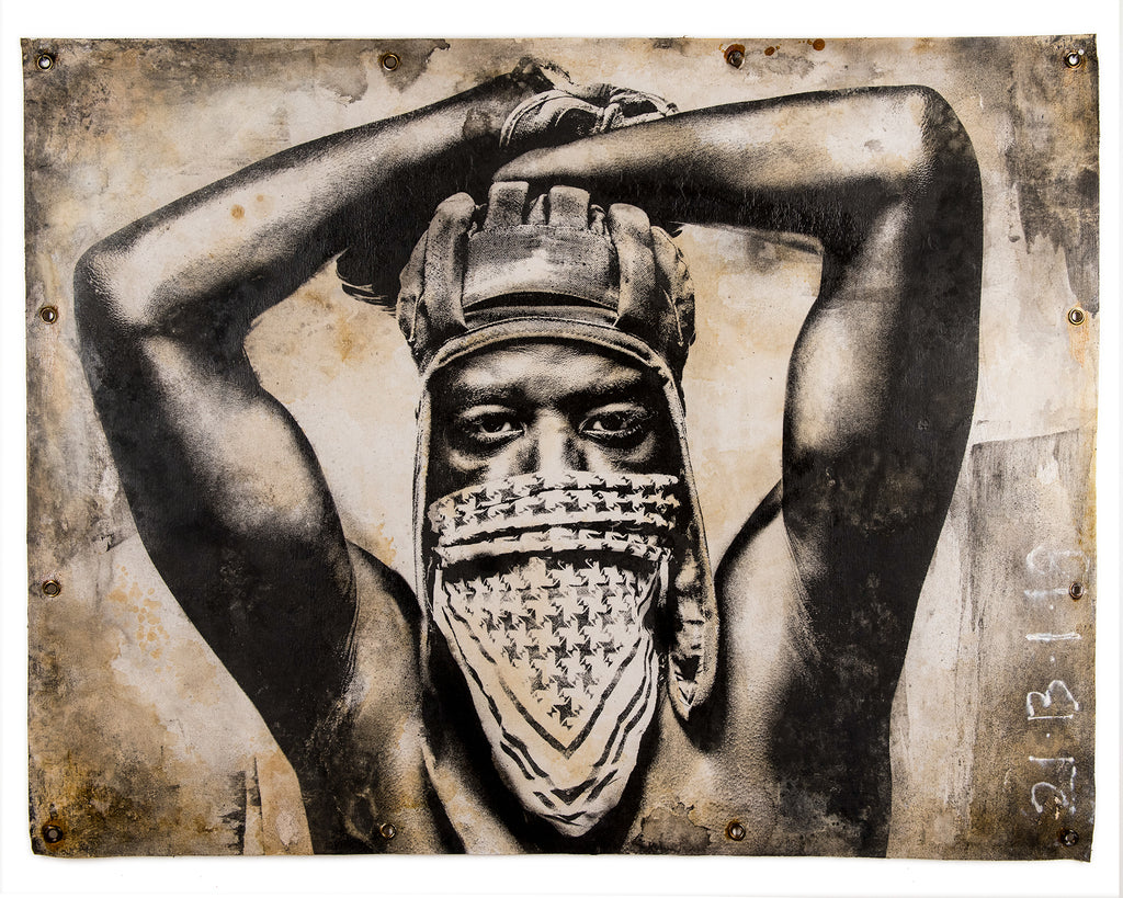 Salvage Portrait 21-13-1-19 36x48inches