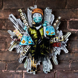Cacophony - laser cut multi tiered acrylic piece