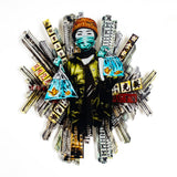 Cacophony - laser cut multi tiered acrylic piece