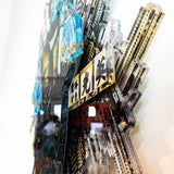 Cacophony - laser cut multi tiered acrylic piece